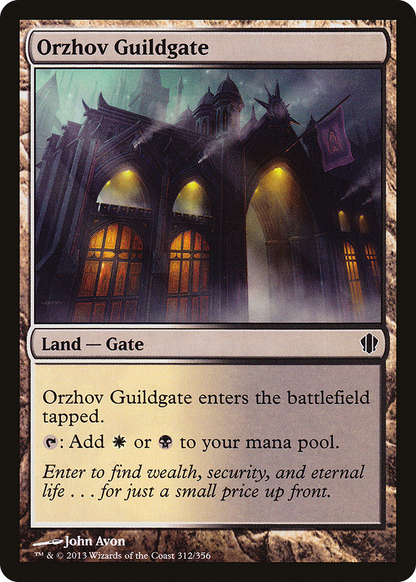 Orzhov Guildgate (c13)