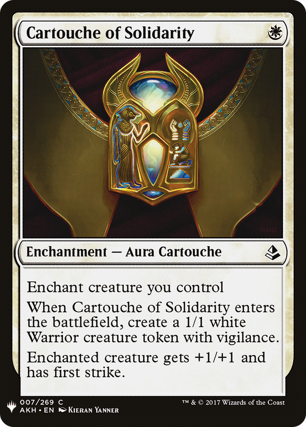 Cartouche of Solidarity (plst)