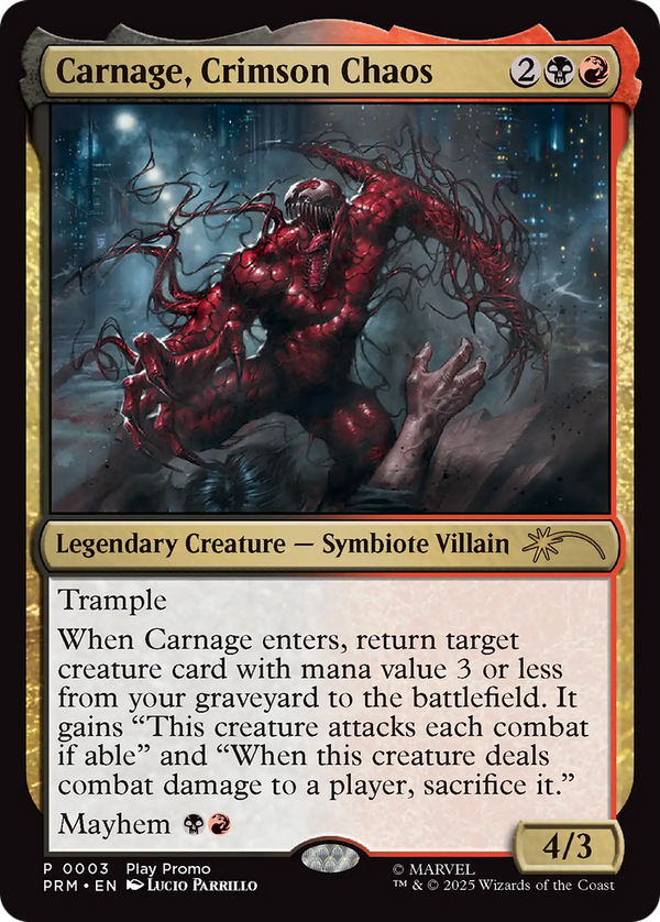 Carnage, Crimson Chaos (pw25)