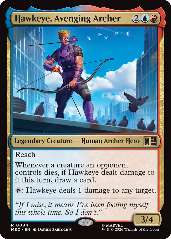 Hawkeye, Avenging Archer (msc)