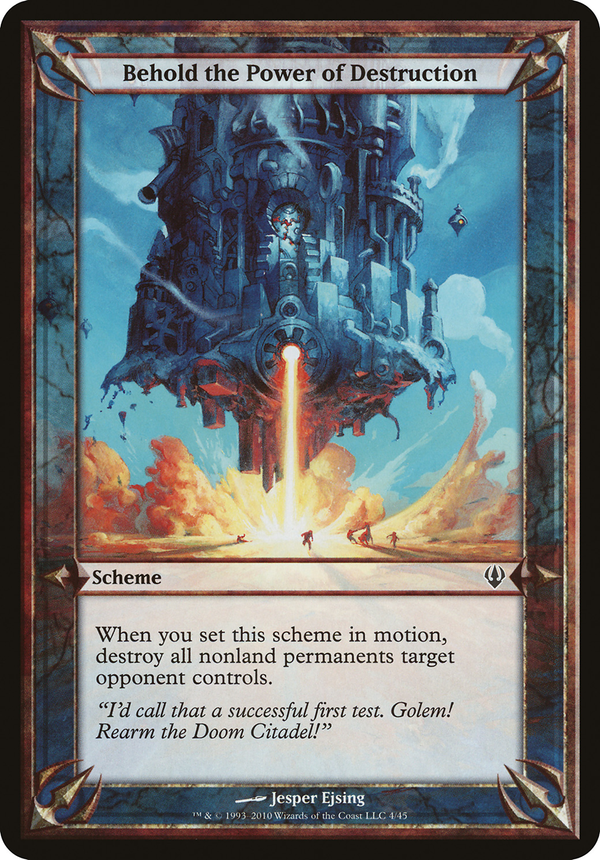 Behold the Power of Destruction (oarc)