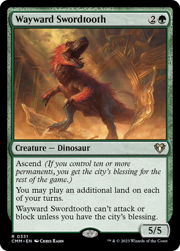 Wayward Swordtooth (cmm)