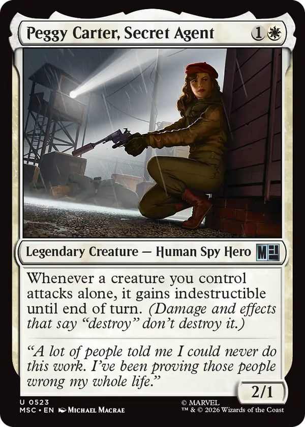 Peggy Carter, Secret Agent (msc)