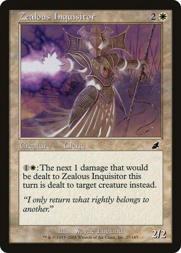Zealous Inquisitor (scg)