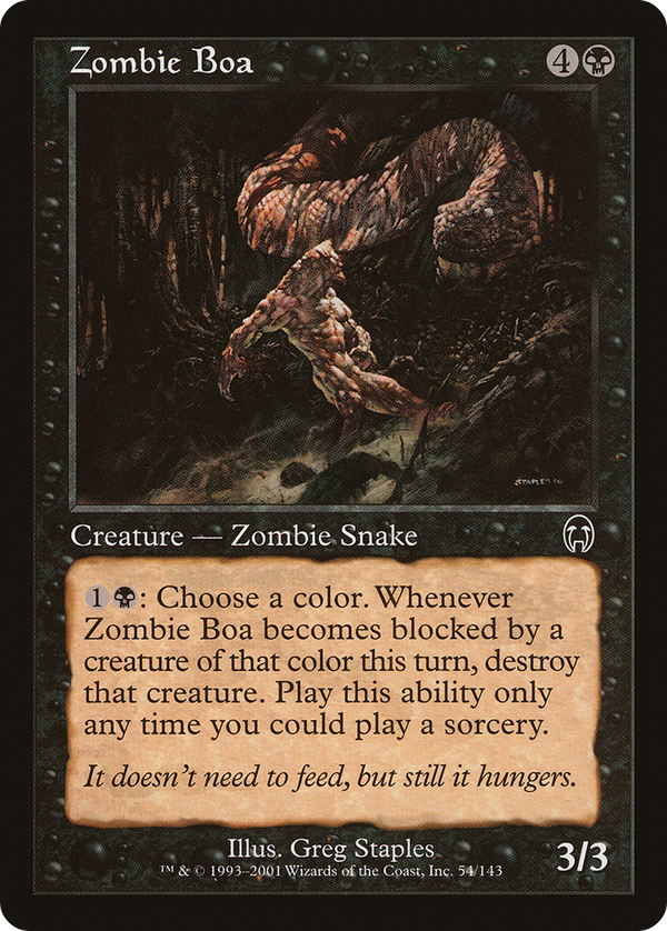 Zombie Boa (apc)