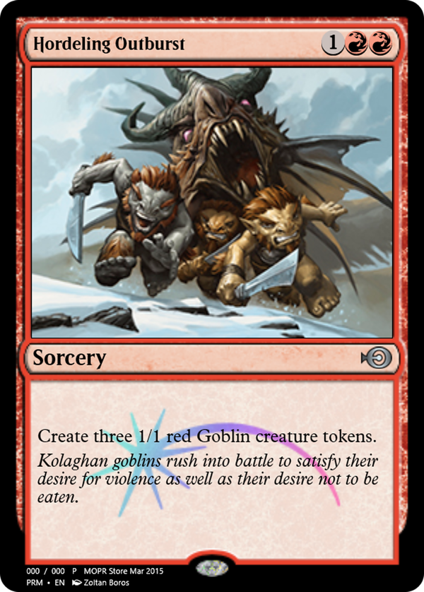 Hordeling Outburst (prm)