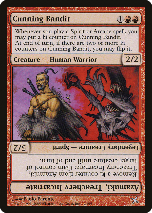 Cunning Bandit // Azamuki, Treachery Incarnate (bok)
