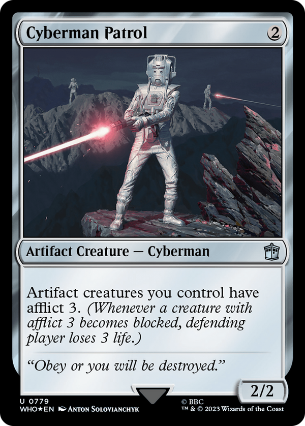 Cyberman Patrol (who)