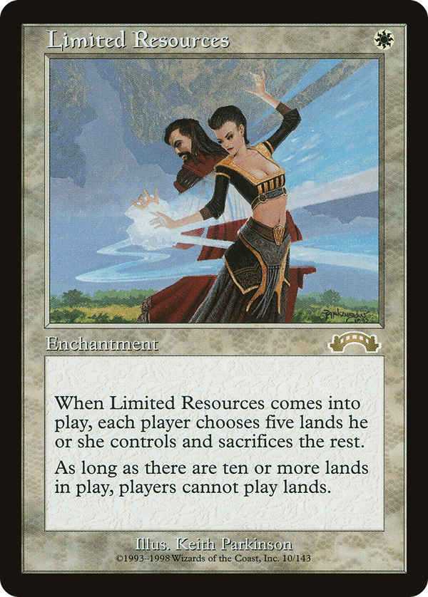 Limited Resources (exo)