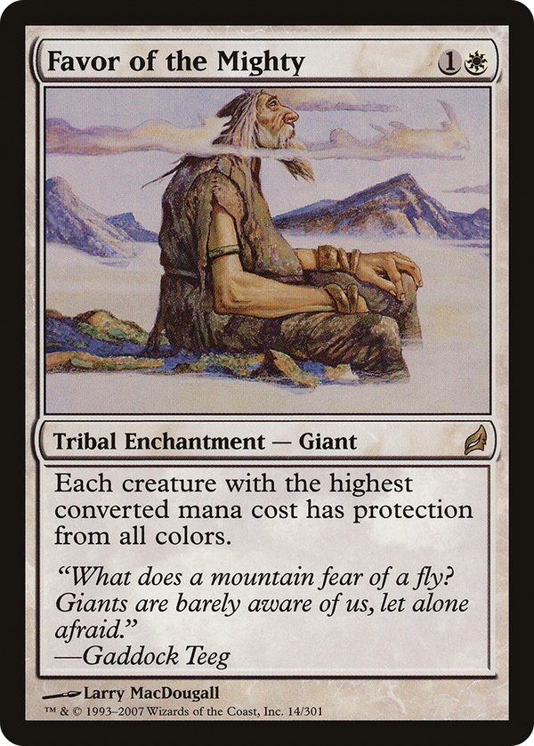 Favor of the Mighty (lrw)