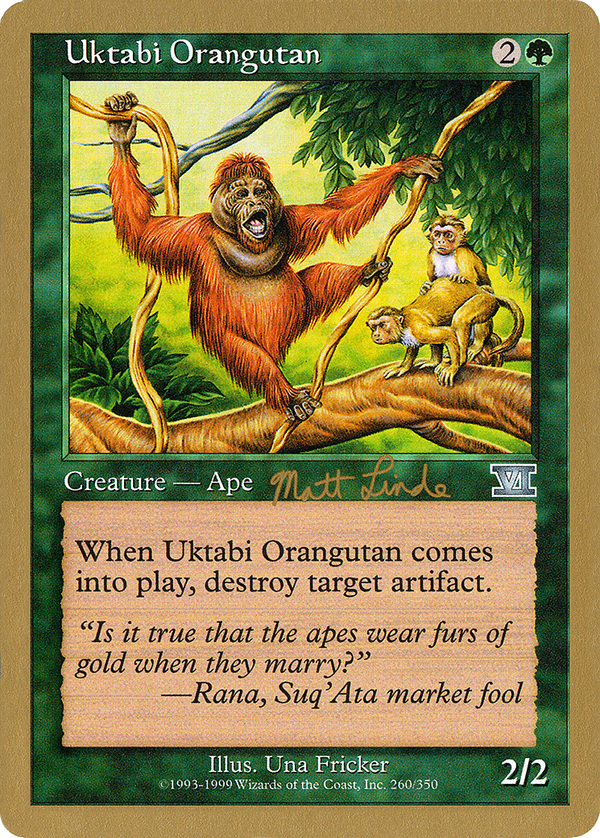 Uktabi Orangutan (wc99)