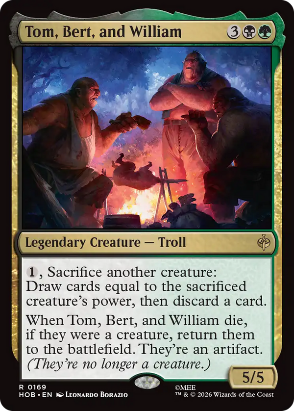 Tom, Bert, and William (hob)