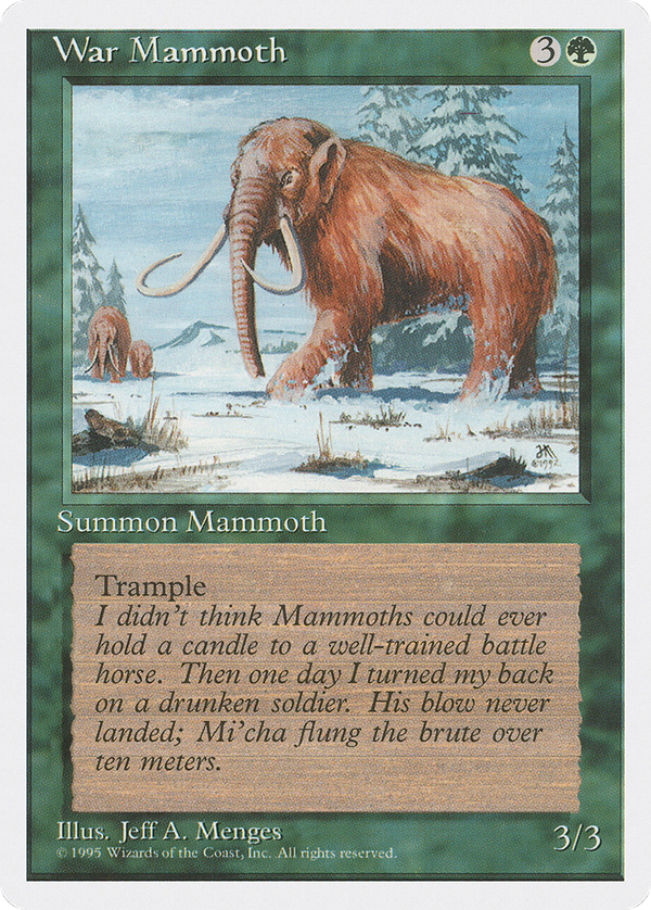 War Mammoth (4ed)