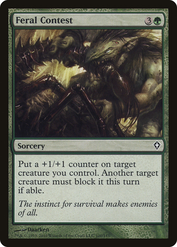 Feral Contest (wwk)
