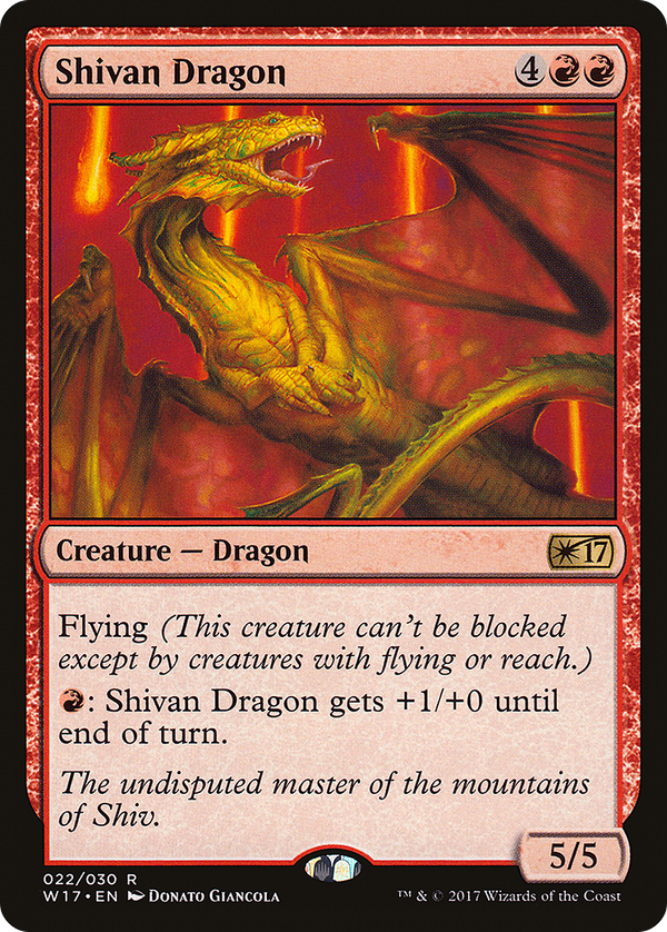 Shivan Dragon (w17)