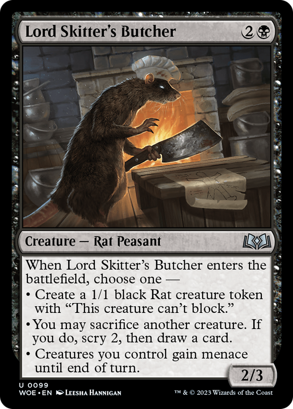 Lord Skitter's Butcher (woe)