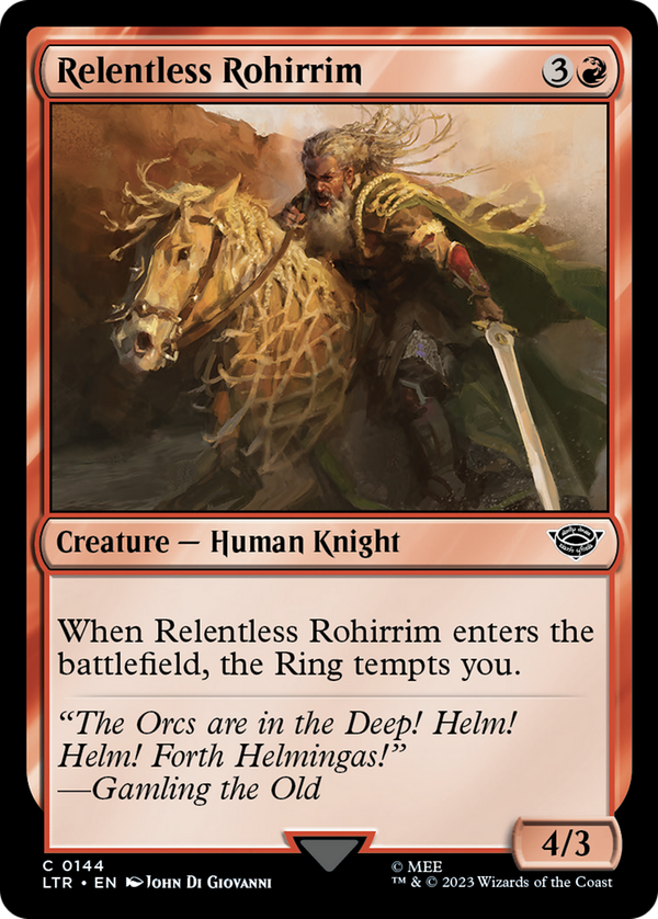 Relentless Rohirrim (ltr)