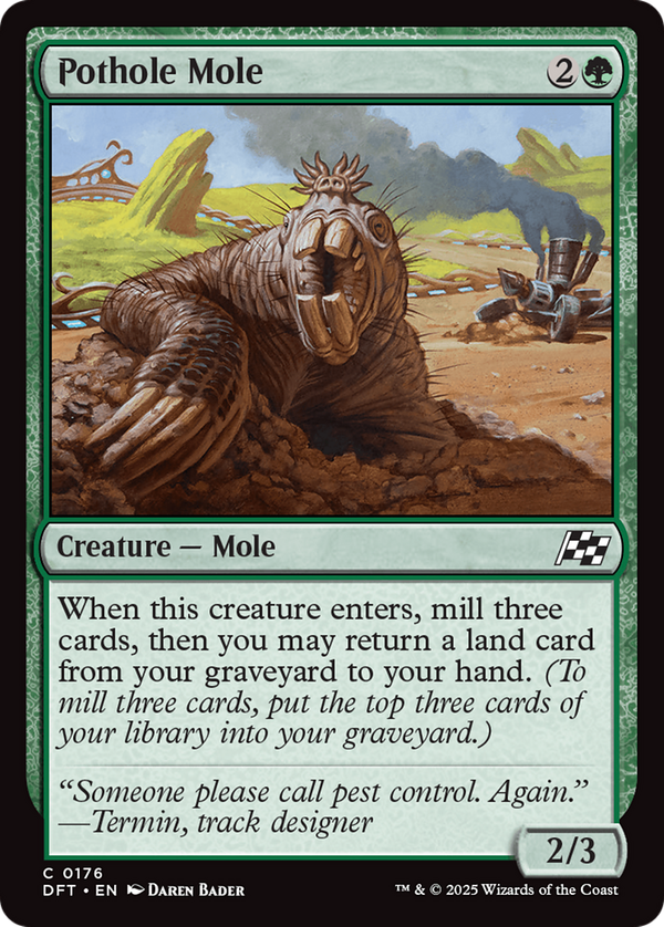 Pothole Mole (dft)