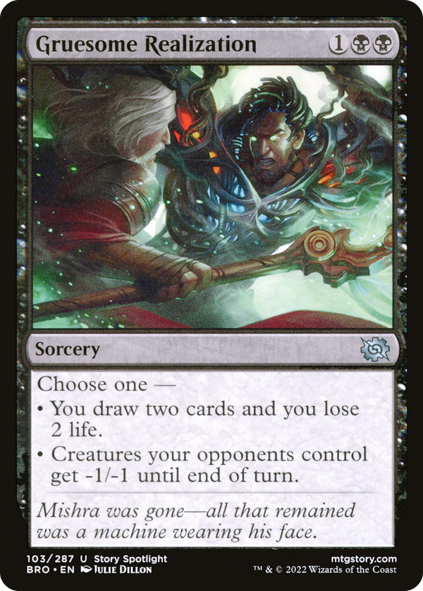 Gruesome Realization (bro)