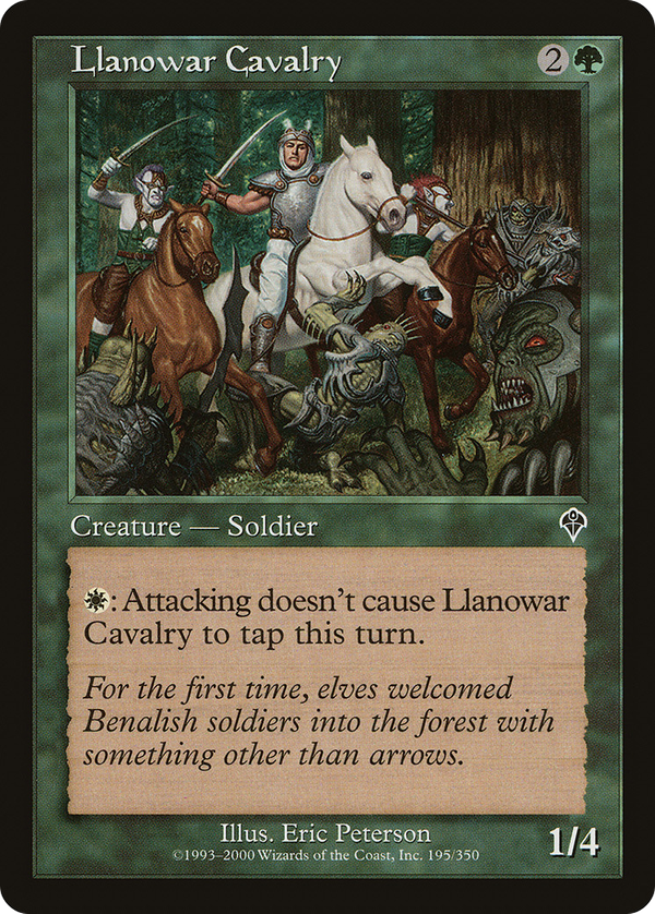 Llanowar Cavalry (inv)