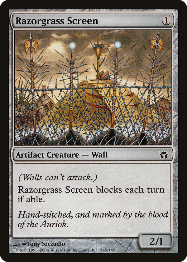 Razorgrass Screen (5dn)