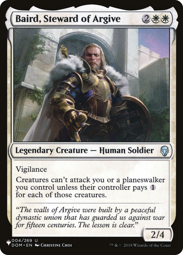 Baird, Steward of Argive (plst)
