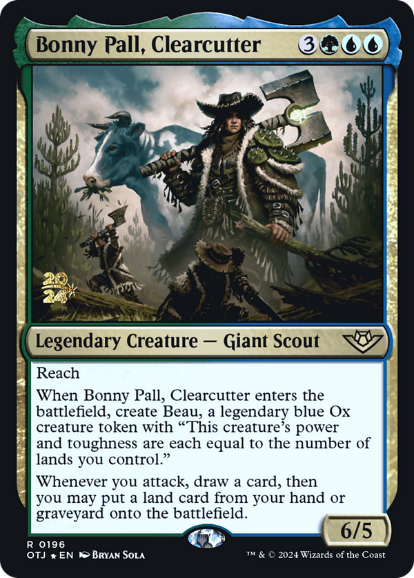 Bonny Pall, Clearcutter (potj)