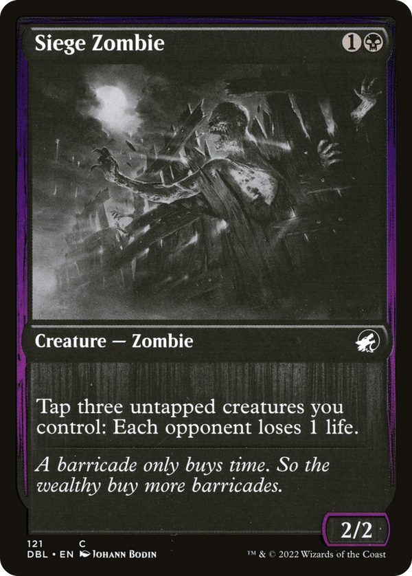Siege Zombie (dbl)