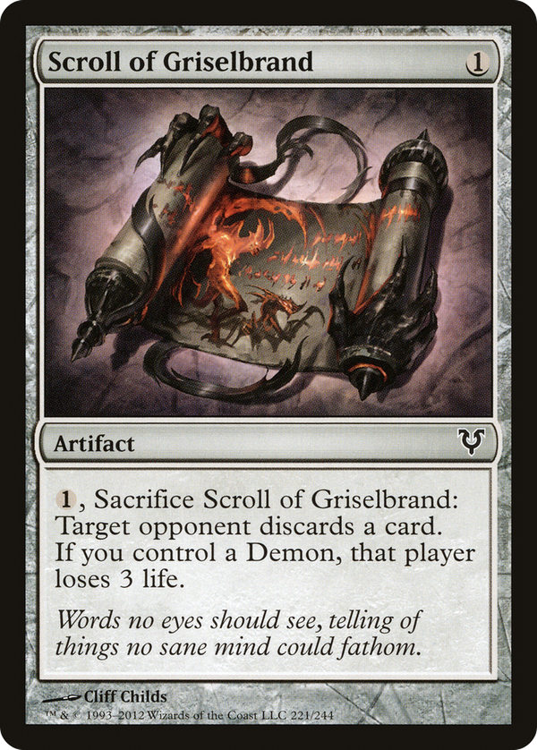 Scroll of Griselbrand (avr)