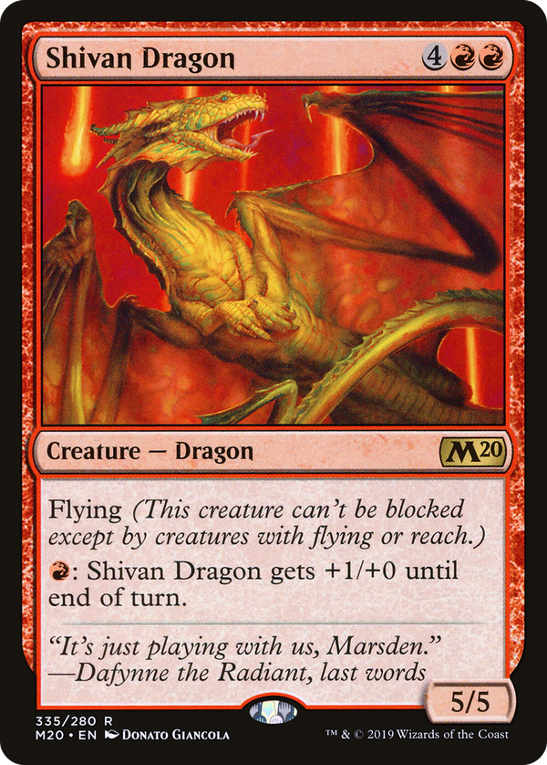 Shivan Dragon (m20)