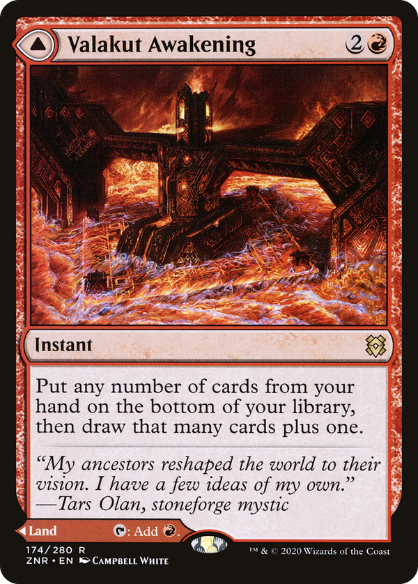 Valakut Awakening // Valakut Stoneforge (znr)