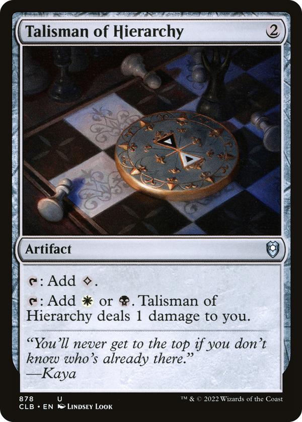 Talisman of Hierarchy (clb)