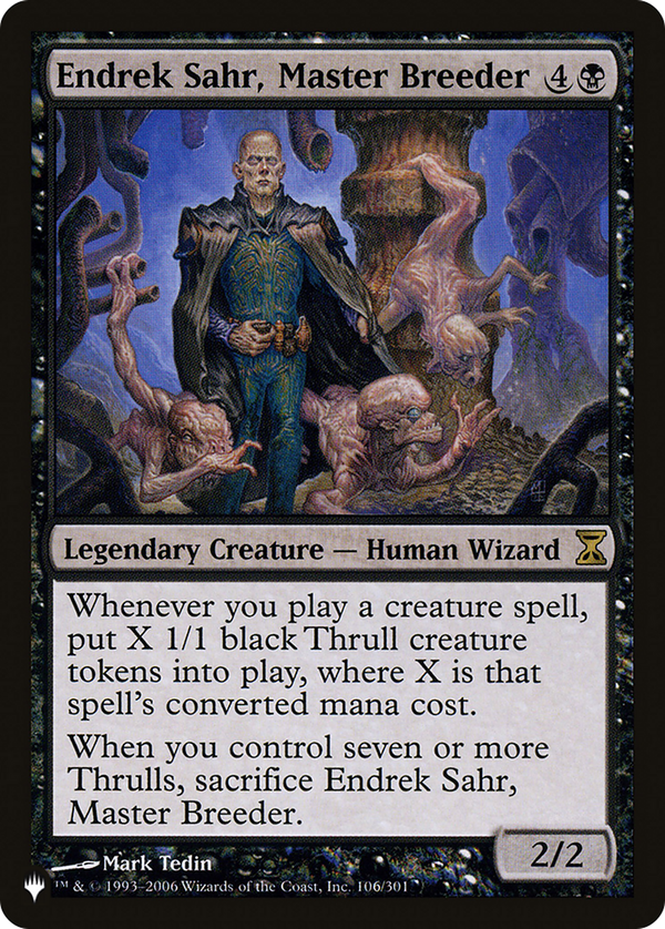 Endrek Sahr, Master Breeder (plst)