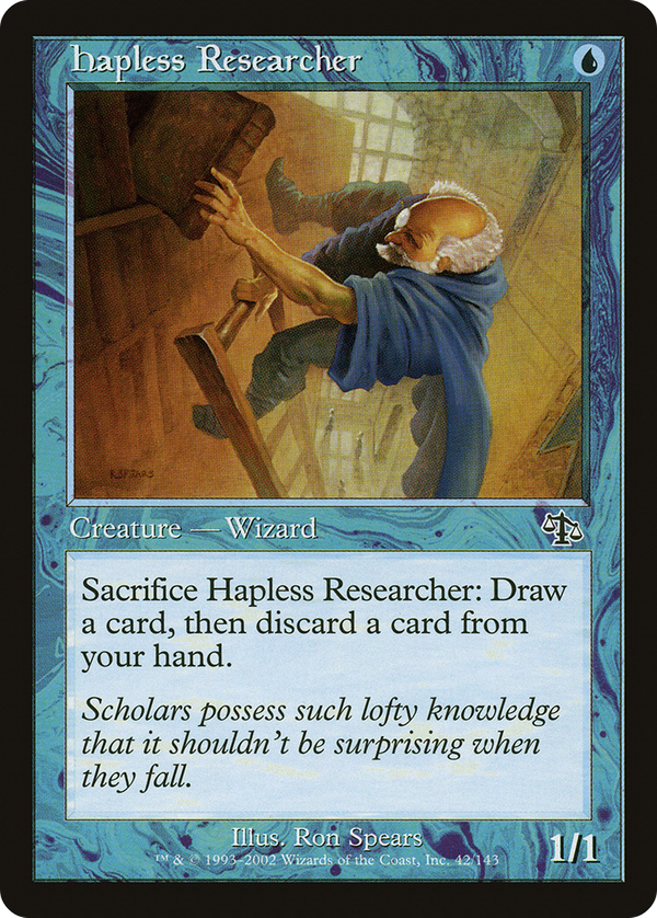 Hapless Researcher (jud)