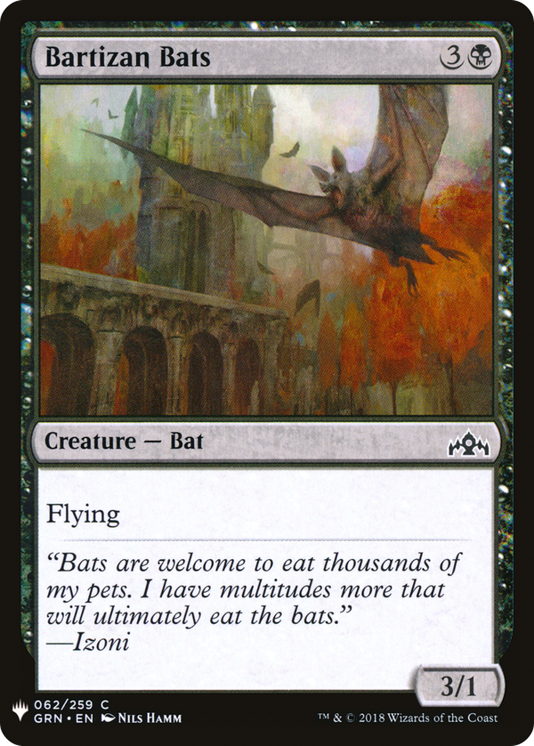 Bartizan Bats (plst)