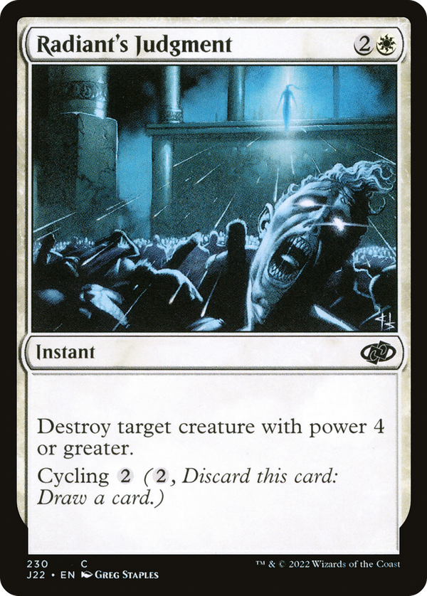 Radiant's Judgment (j22)