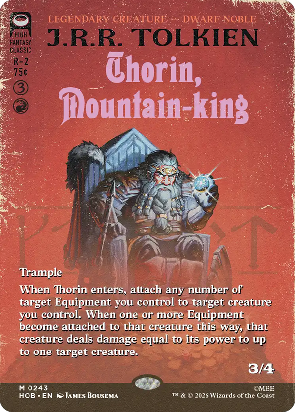 Thorin, Mountain-king (hob)