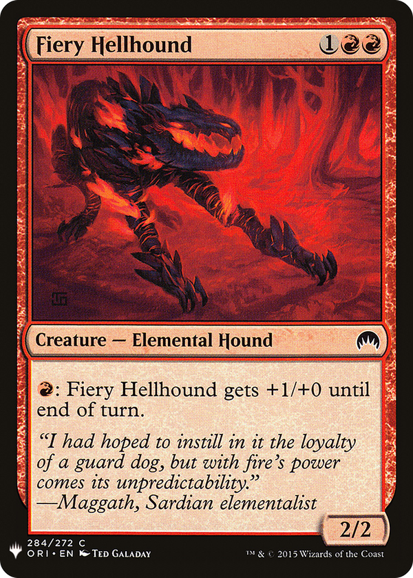 Fiery Hellhound (plst)