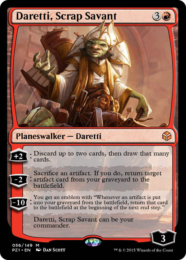Daretti, Scrap Savant (pz1)