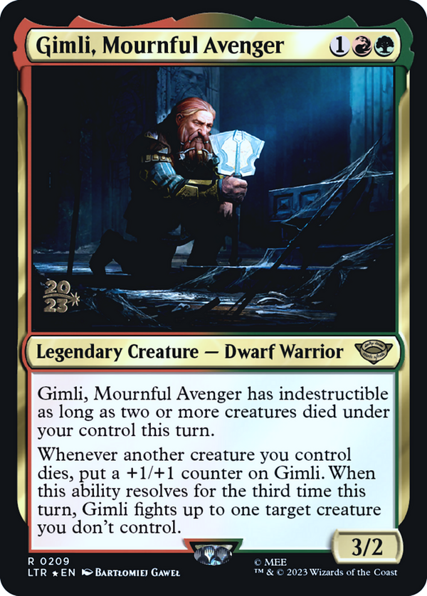 Gimli, Mournful Avenger (pltr)