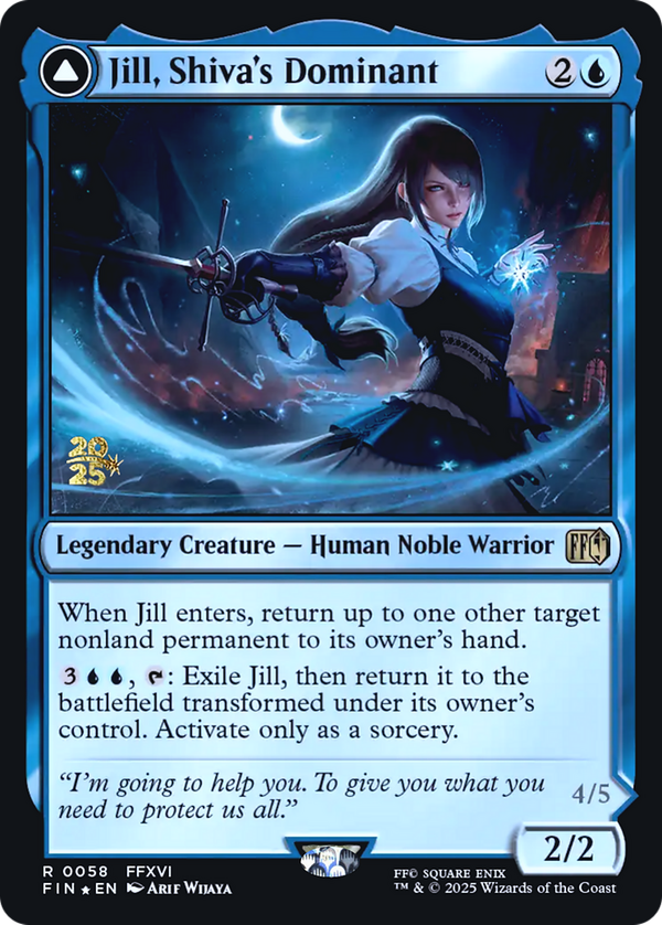 Jill, Shiva's Dominant // Shiva, Warden of Ice (pfin)