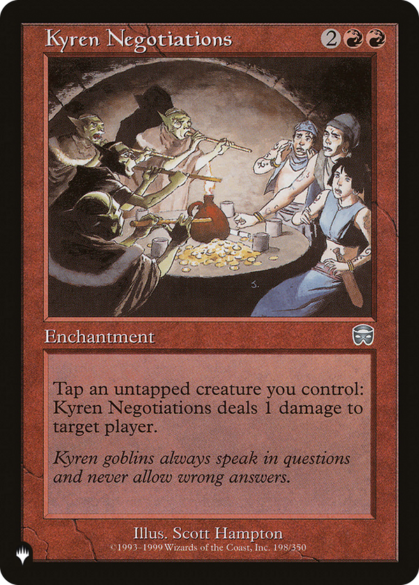Kyren Negotiations (plst)