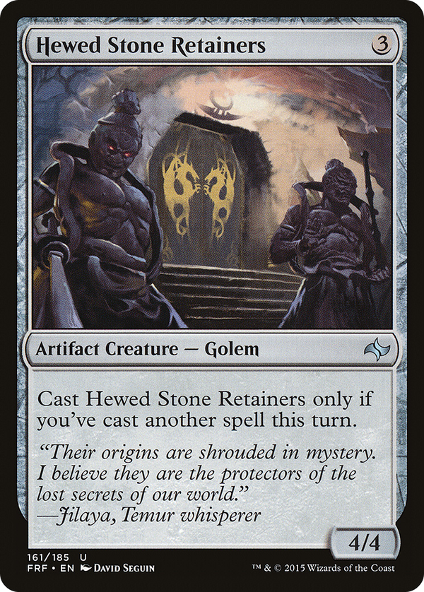 Hewed Stone Retainers (frf)