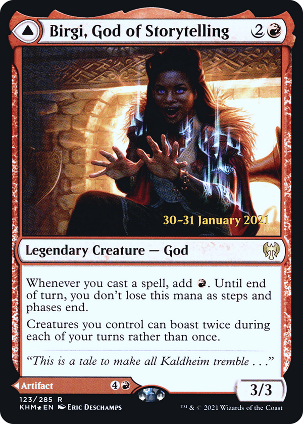 Birgi, God of Storytelling // Harnfel, Horn of Bounty (pkhm)