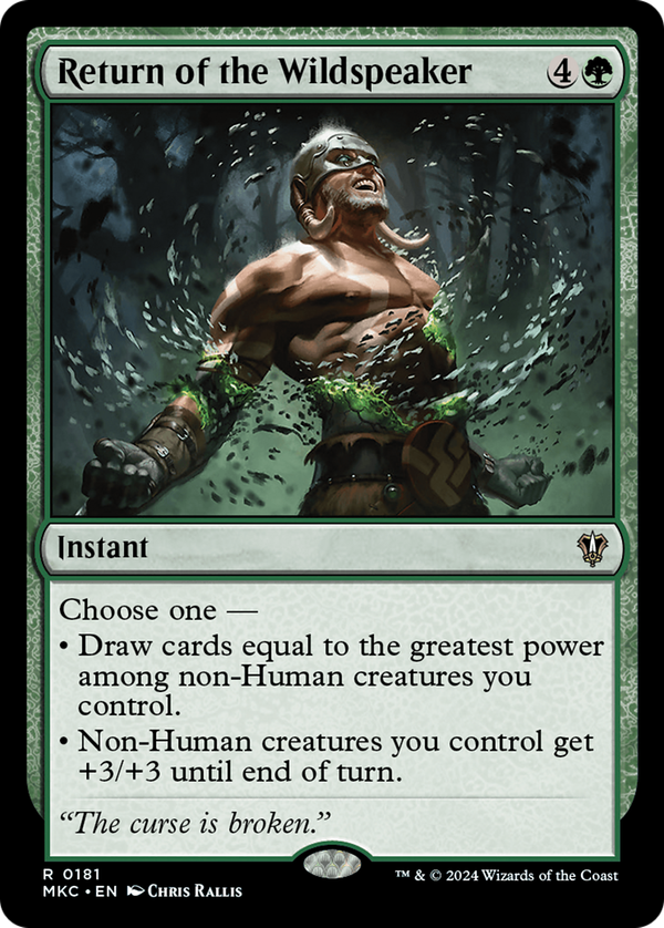 Return of the Wildspeaker (mkc)
