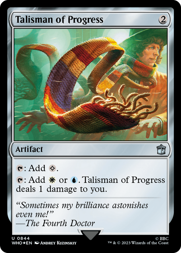 Talisman of Progress (who)