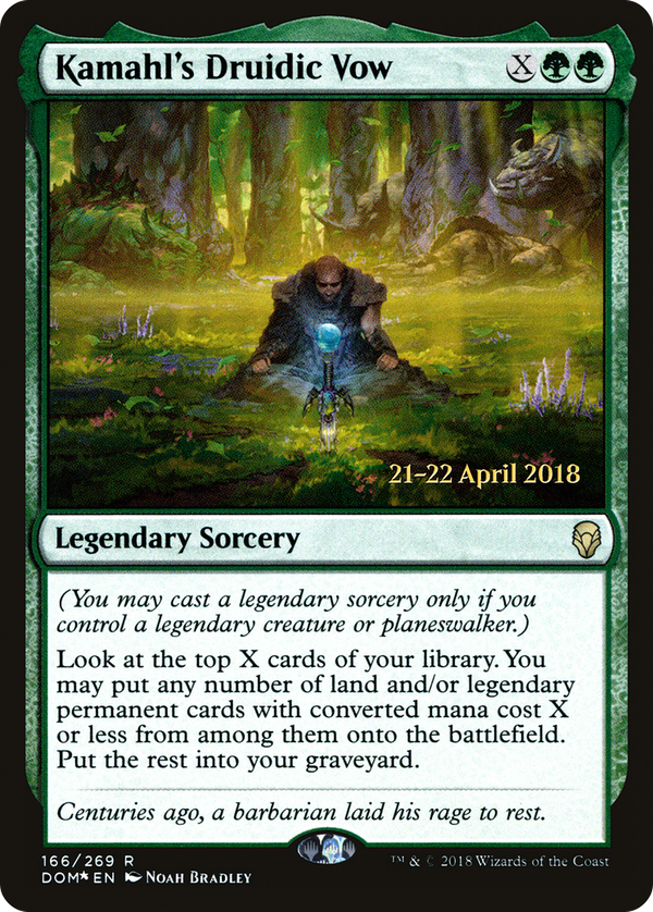 Kamahl's Druidic Vow (pdom)