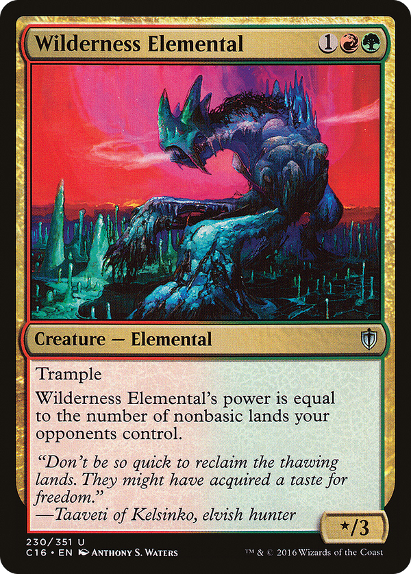 Wilderness Elemental (c16)