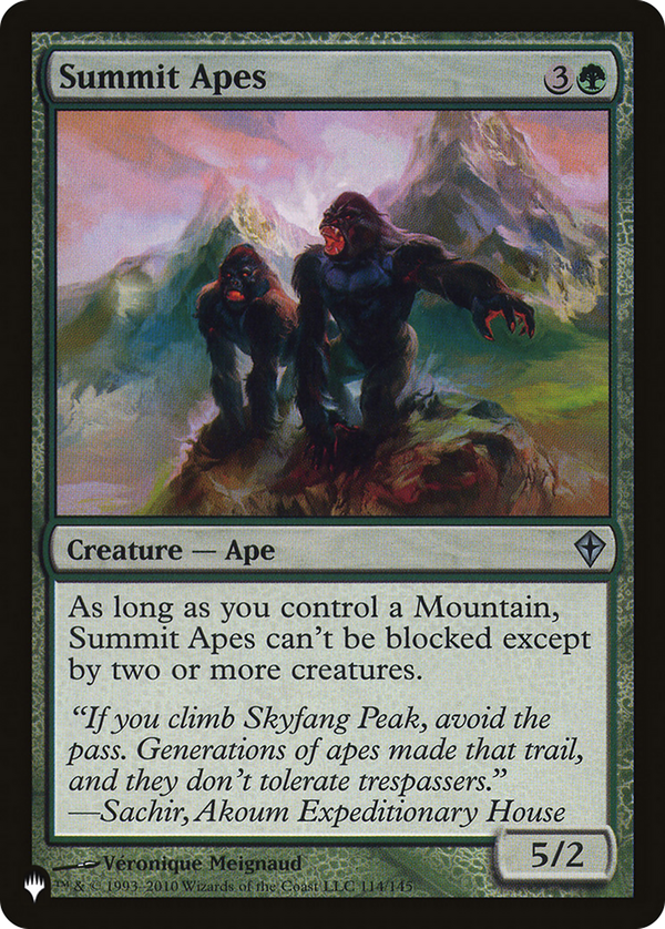 Summit Apes (plst)