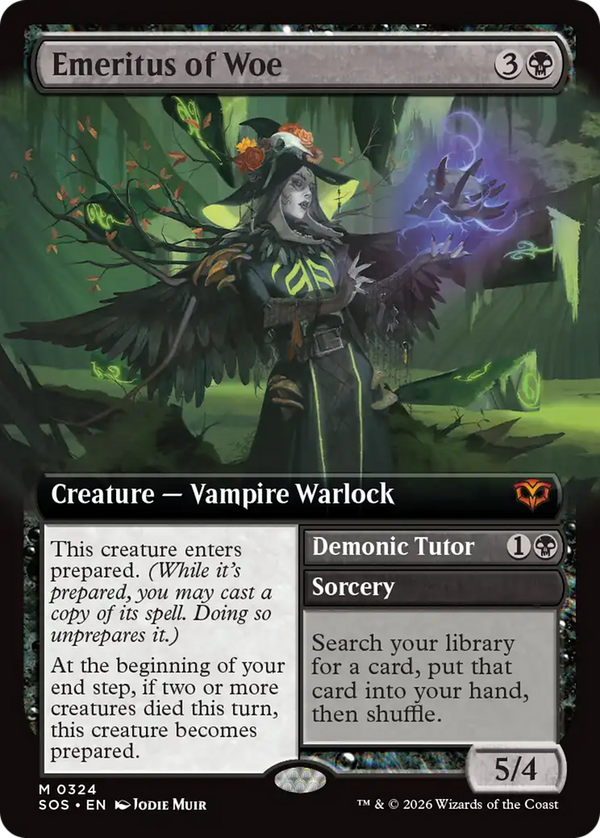Emeritus of Woe // Demonic Tutor (sos)